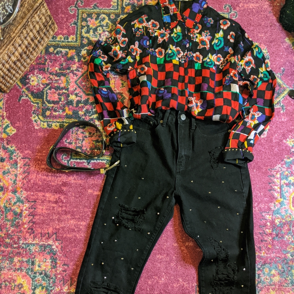 (The Rocking Rev)studded jeans - Picture 4 of 10